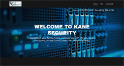 Desktop Screenshot of kane-security.com